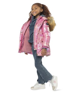 Girls' Middle Puffer Coat - Little Kid, Big Kid