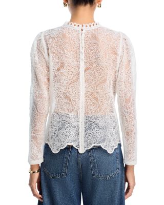 Lace Long Sleeve Top - Exclusive