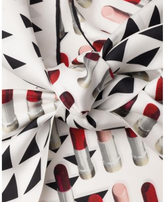 Printed Silk Twill Scarf