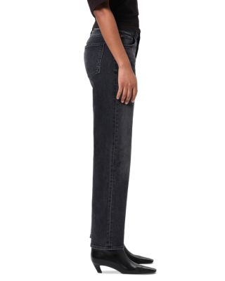 Harper Mid Rise Relaxed Straight Jeans in Radius