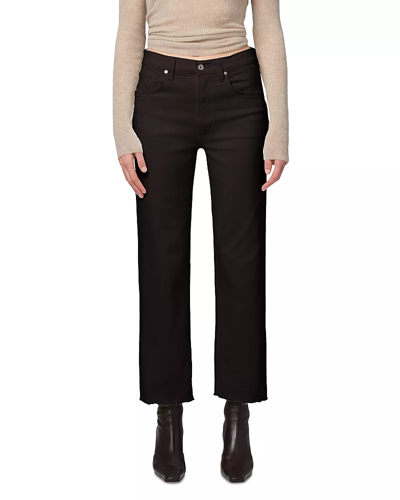 Citizens of Humanity Palma Cropped Straight Leg Jeans in Carob
