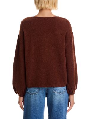 Vhari Knit V Neck Pullover Sweater