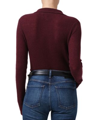 Simone Wool Cashmere Polo Sweater