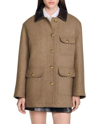 Sandro - Owen Tweed Coat