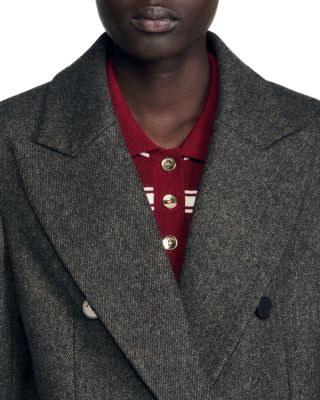 Fitted Double Breasted Coat