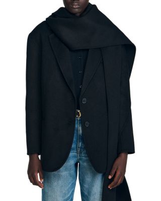 Wool Scarf Jacket