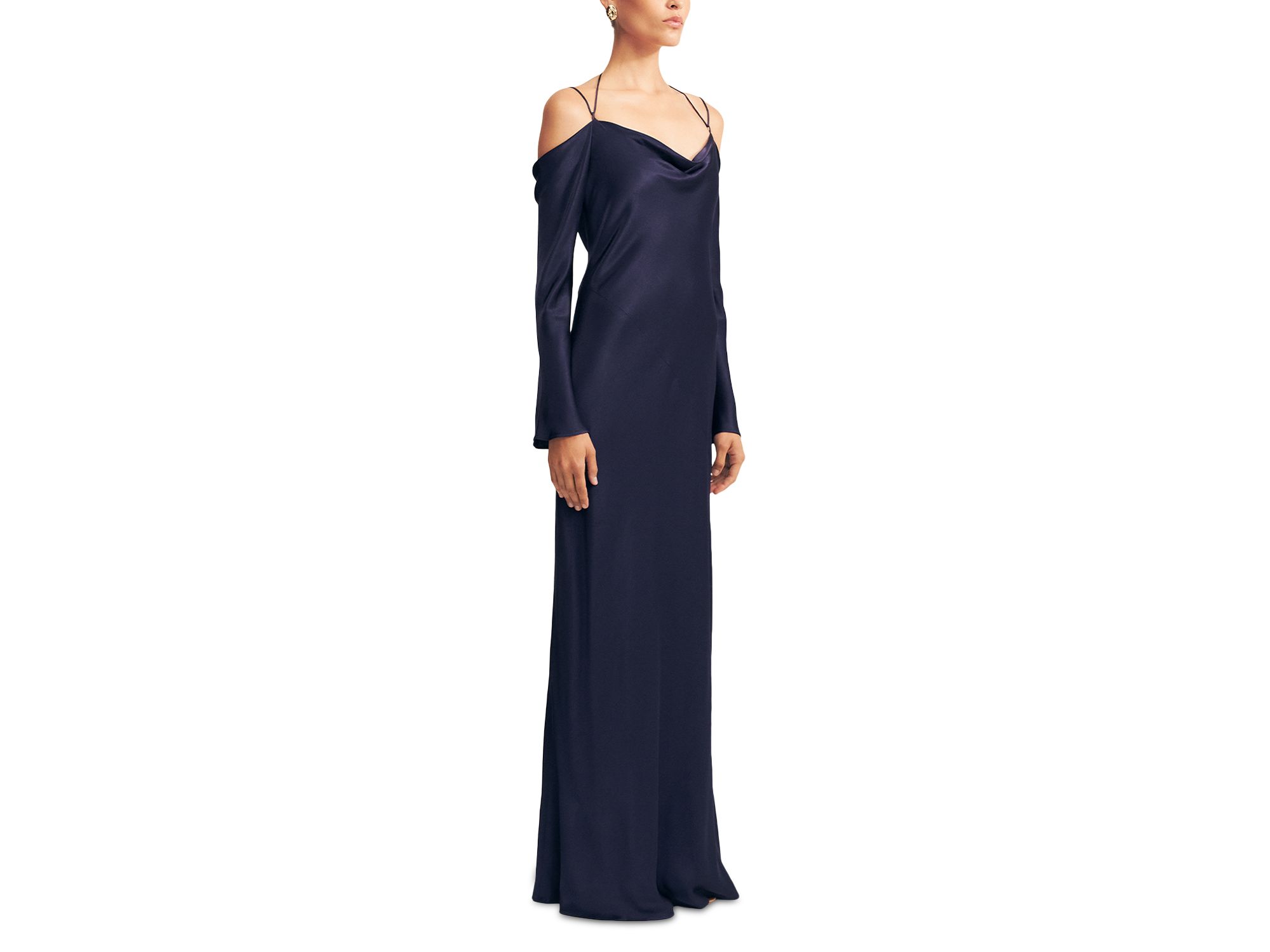 La Lune Off-the-Shoulder Tie Maxi Dress — Image 5