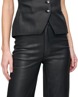 Karmine SculptSystem Refined Wide Leg Jeans in Black Coated