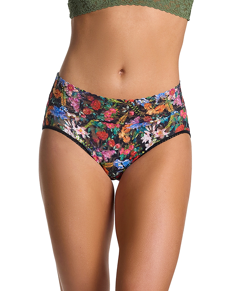 Hanky Panky Printed Daily Lace French Briefs In Multi