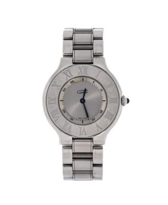 Pre-Owned Cartier - Must de Cartier 21 Quartz Watch in Stainless Steel 31mm