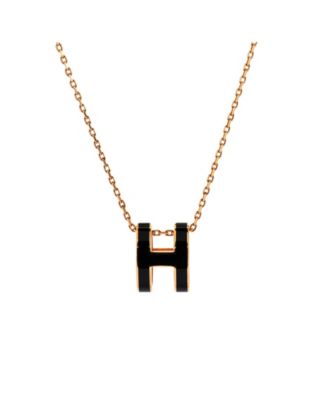 Pre-Owned HERMÈS - Pop H Pendant Chain Necklace Metal and Enamel