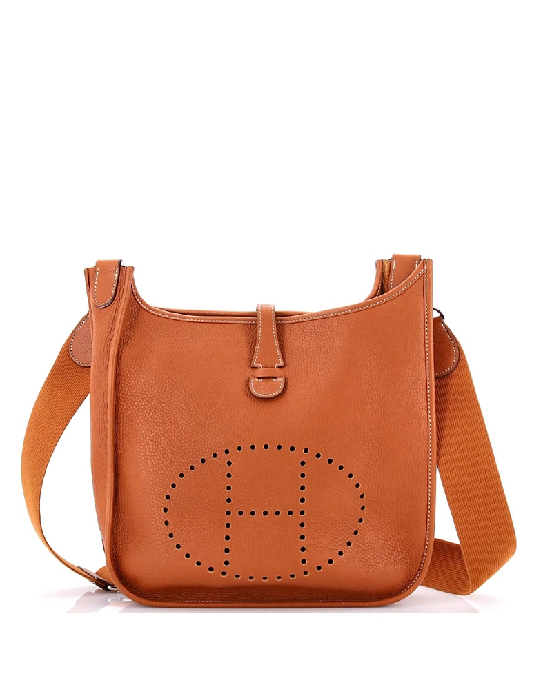Pre-owned Pre-owned Hermes Hermes Pm Evelyne Bag Gen Iii Clemence In Brown
