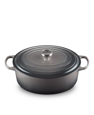 8-Qt. Enameled Cast Iron Signature Oval Dutch Oven