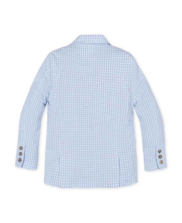Unisex Hope & Henry Boys' Organic Classic Seersucker Suit Jacket