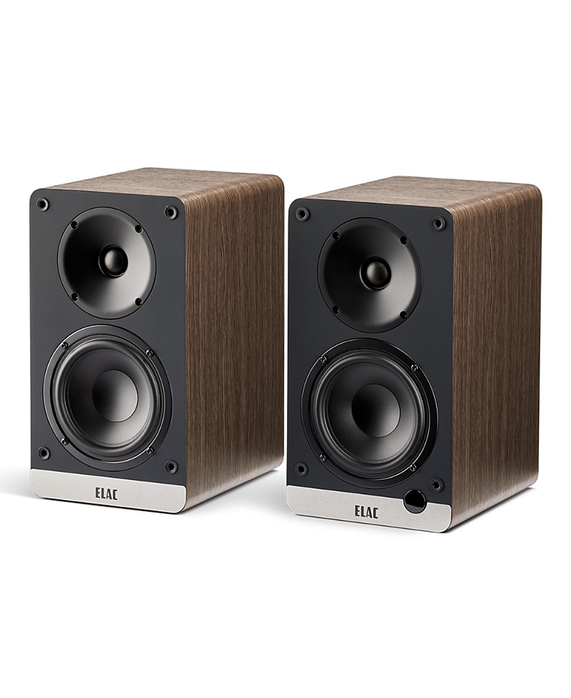 Elac Dcb41 4.5 Inch Powered Bookshelf Speaker - Pair In Brown