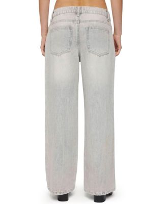  Petite Magda Low Rise Jeans in Acid Wash