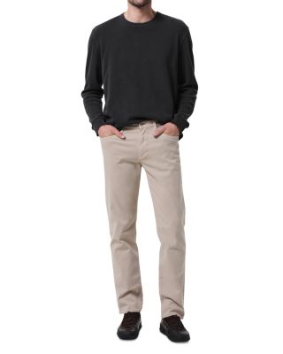 Elijah Relaxed Straight Fit Jeans in Wheat Tan