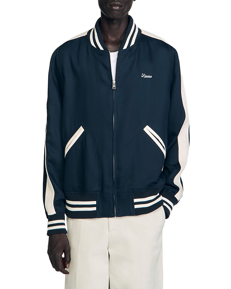 Sandro Zip Varsity Jacket Sandro Zip Varsity Jacket