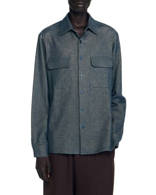 Relaxed Fit Flannel Overshirt