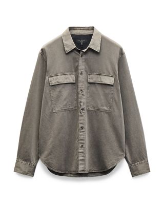 Finch Overdyed Relaxed Fit Button Down Shirt