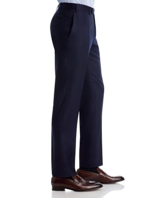 Capri Slim Fit Wool Flannel Trousers