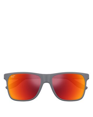 Hawaii Lava Pailolo Rectangle Sunglasses, 59mm
