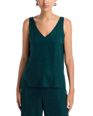 Rosie Silk Blend Embellished Top