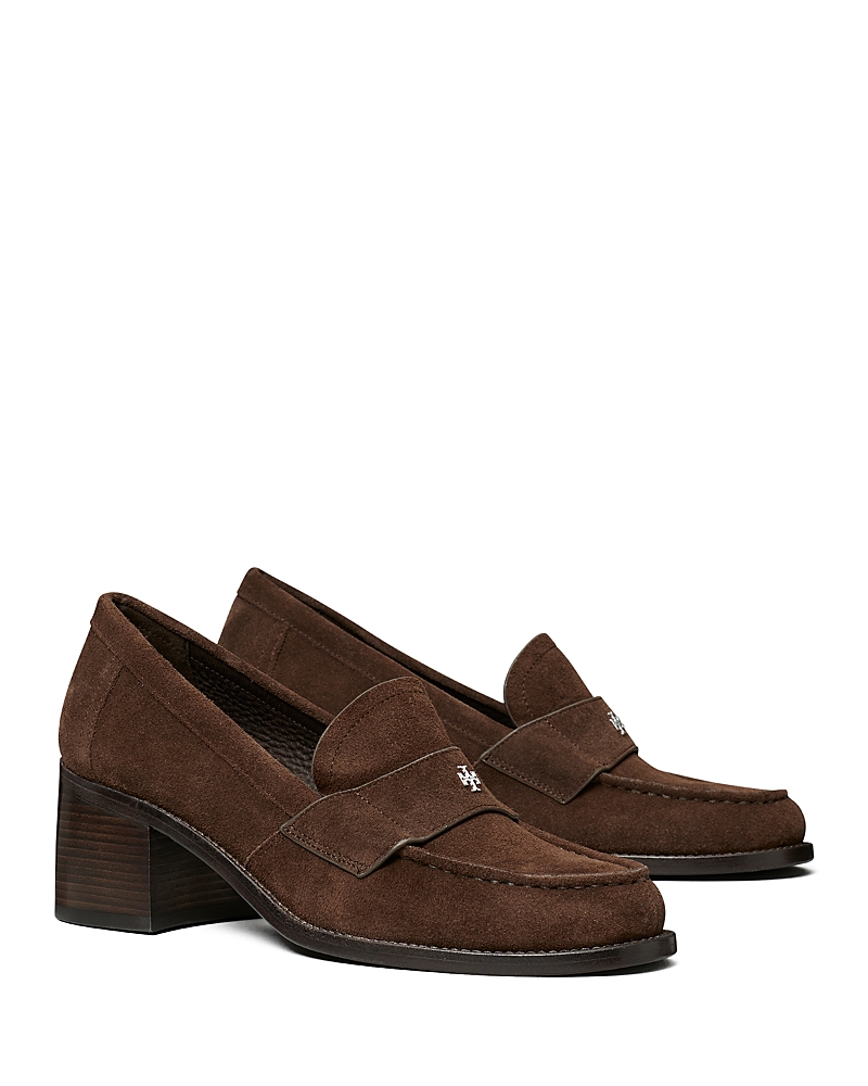 Tory Burch Double T Logo Loafer Pump In Animal Print
