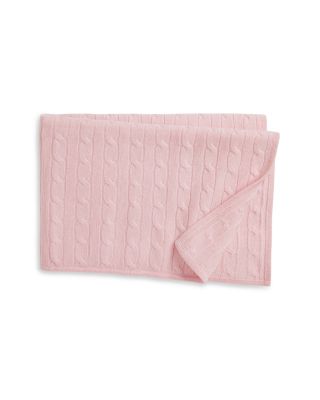 Girls' Cable Knit Cashmere Blanket - Baby