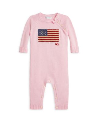 Girls' Flag Cotton Coverall - Baby