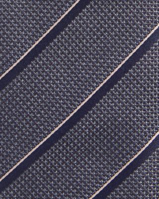 Silk Classic Textured Stripe Tie