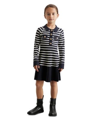 Girls' Sapna Striped Knitted Dress - Little Kid, Big Kid
