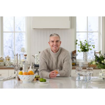 Gray Malin Ski Holiday Wine Glass - Exclusive