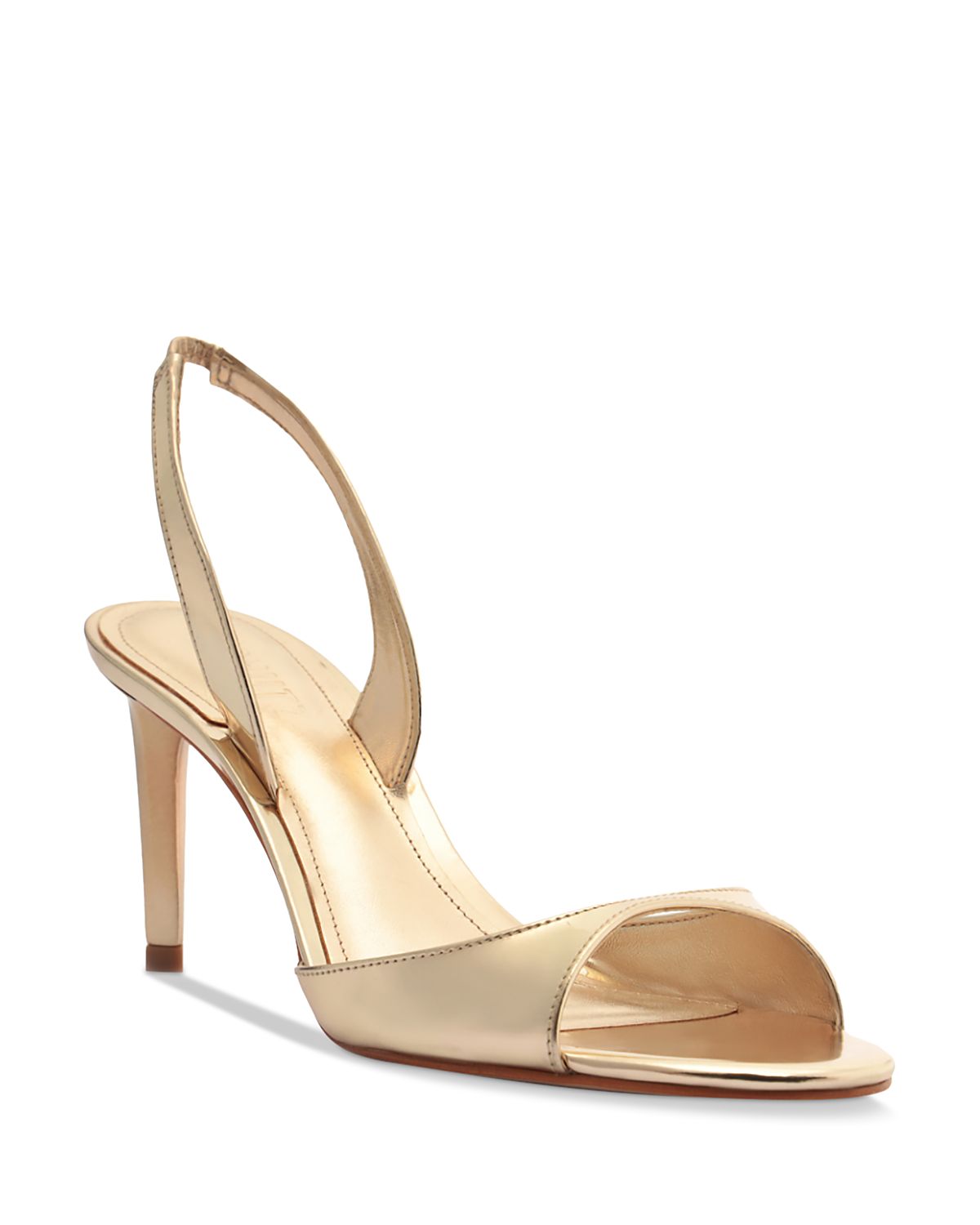 Schutz Women's Scarlett Sling Mid Leather Slingback Sandals
