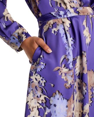 Floral Crepe de Chine Skirt