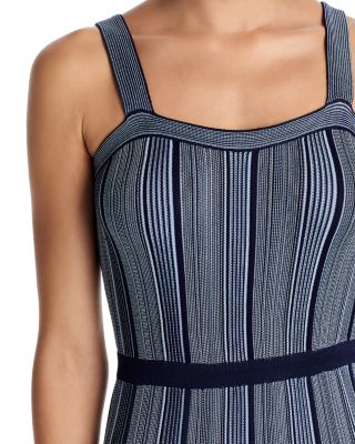 x Lani Lynn Vertical Striped Knit Maxi Dress