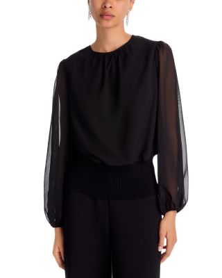 Chiffon Sleeve Blouse