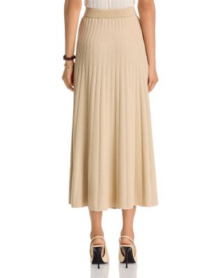 Rib Knit Midi Skirt