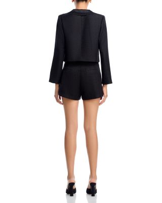 Woven Collar Tweed Jacket - Exclusive