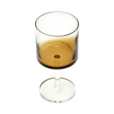 Red Wine Glass Amber Zuma, Set of 4