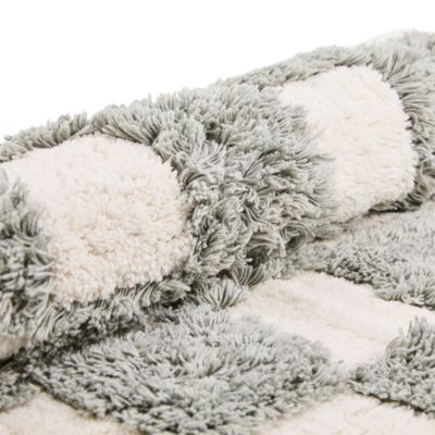 Checkerboard Bath Rug, 24" x 40"
