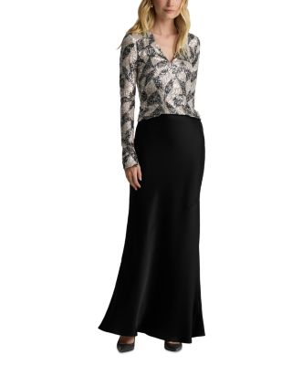 Cubist Geometric Paillettes Top