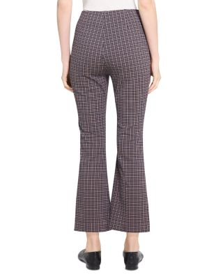 Kick Flare Plaid Pants
