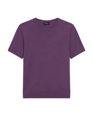 Lightweight Wool Short Sleeve Top