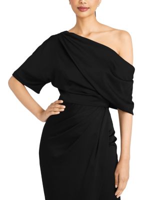 Rayna One Shoulder Draped Gown