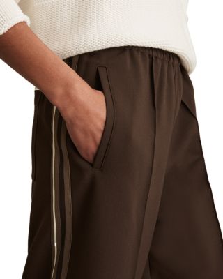 Petite Robyn Side Stripe Wide Leg Trousers