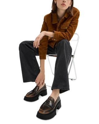 Women&#39;s Leah Platform Loafer Pumps