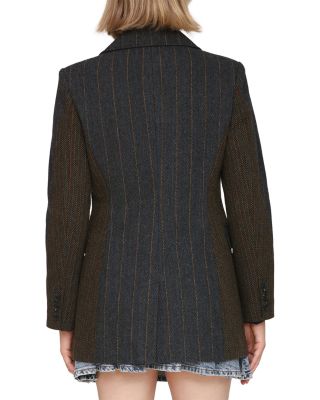 Color Blocked Short Jacket