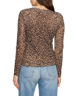 Long Sleeve Mesh Top