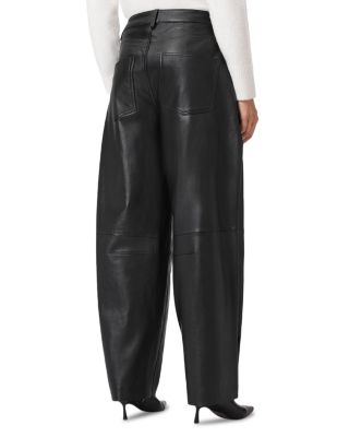 Jet Lea Leather Barrel Pants